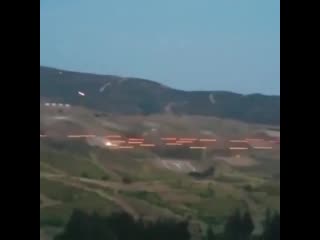 helicopters fire tracer bullets. military equipment. aviation army. shooting with tracer ammunition 18